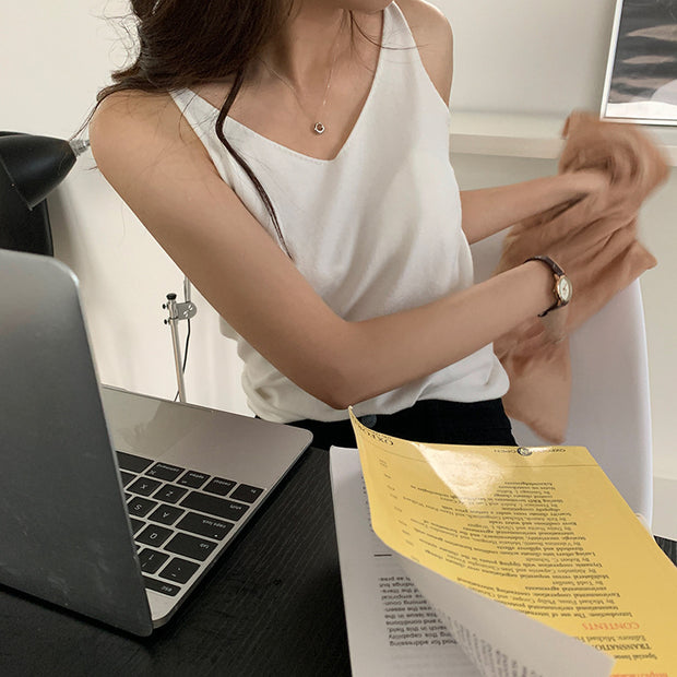 Small Vests, Layered Bottoming Vests, Women's Outer Wear0