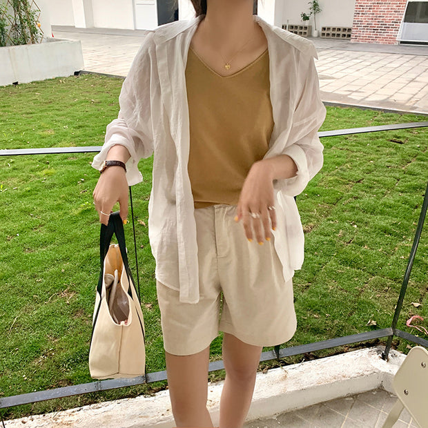 Small Vests, Layered Bottoming Vests, Women's Outer Wear0