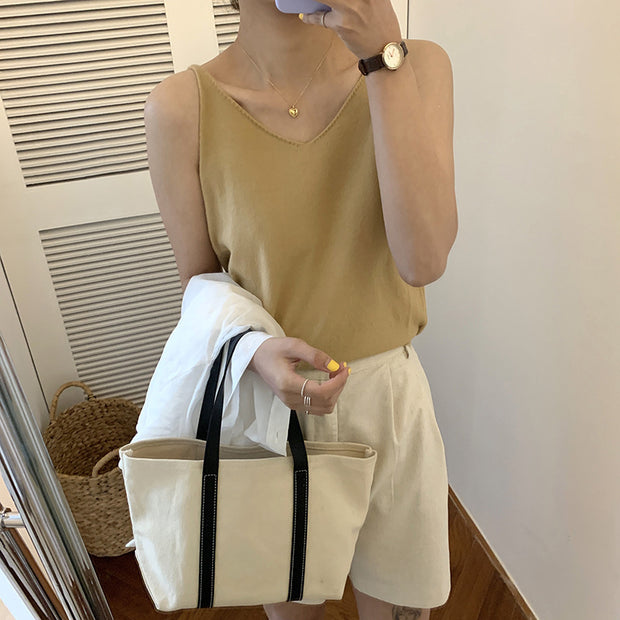 Small Vests, Layered Bottoming Vests, Women's Outer Wear0